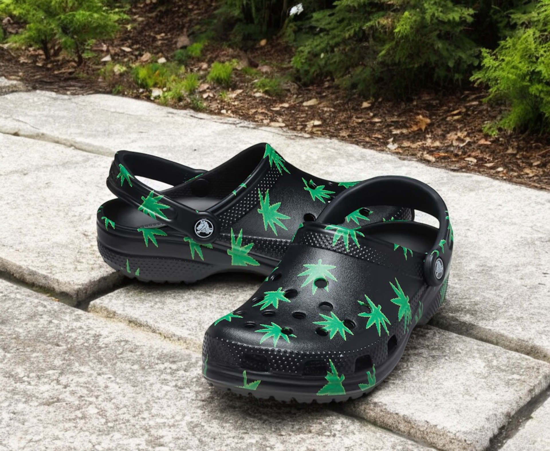 Step into the Kush Zone with Hemp Leaf Weed Crocs