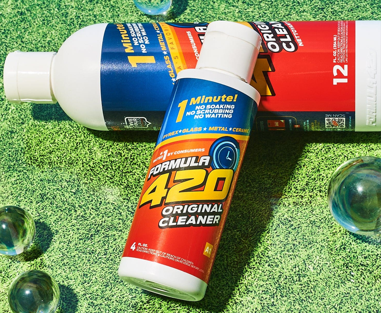 Formula 420 Bong Cleaner 3-Pack: Hassle-Free Shine in 60 Seconds