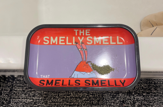 Mr. Krabs Smelly Smell Rolling Tray – Straight Outta Bikini Bottom