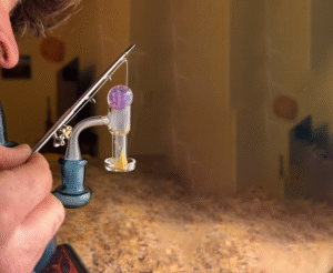 The Lip Ripper Dab Tool Custom Fishing Pole by @stainlesskatana