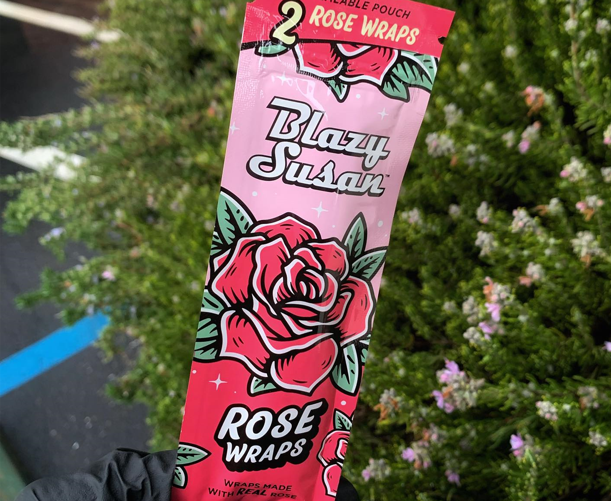 Blazy Susan Rose Wraps Smoke Your Bud in a Bouquet