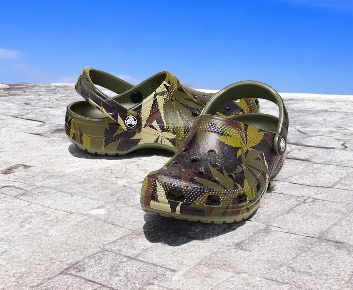 Crocs That Hit Different in Hemp Camouflage