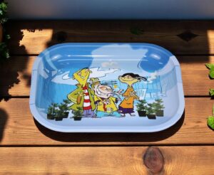 Rollin' With the Eds on This Cartoon Metal Rolling Tray