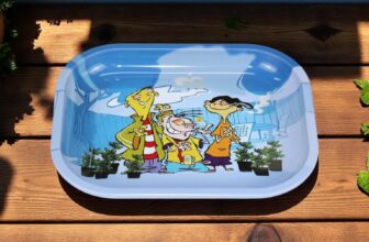 Rollin' With the Eds on This Cartoon Metal Rolling Tray