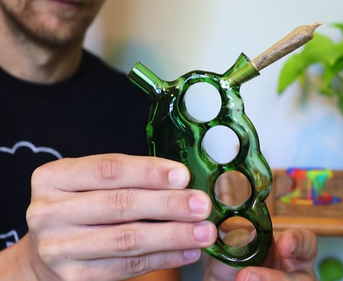 Smoke Like a Heavyweight with the Pulsar Glass Knuckle Bubbler