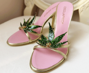 These Dsquared Weed Heels Put Ganja on the Runway
