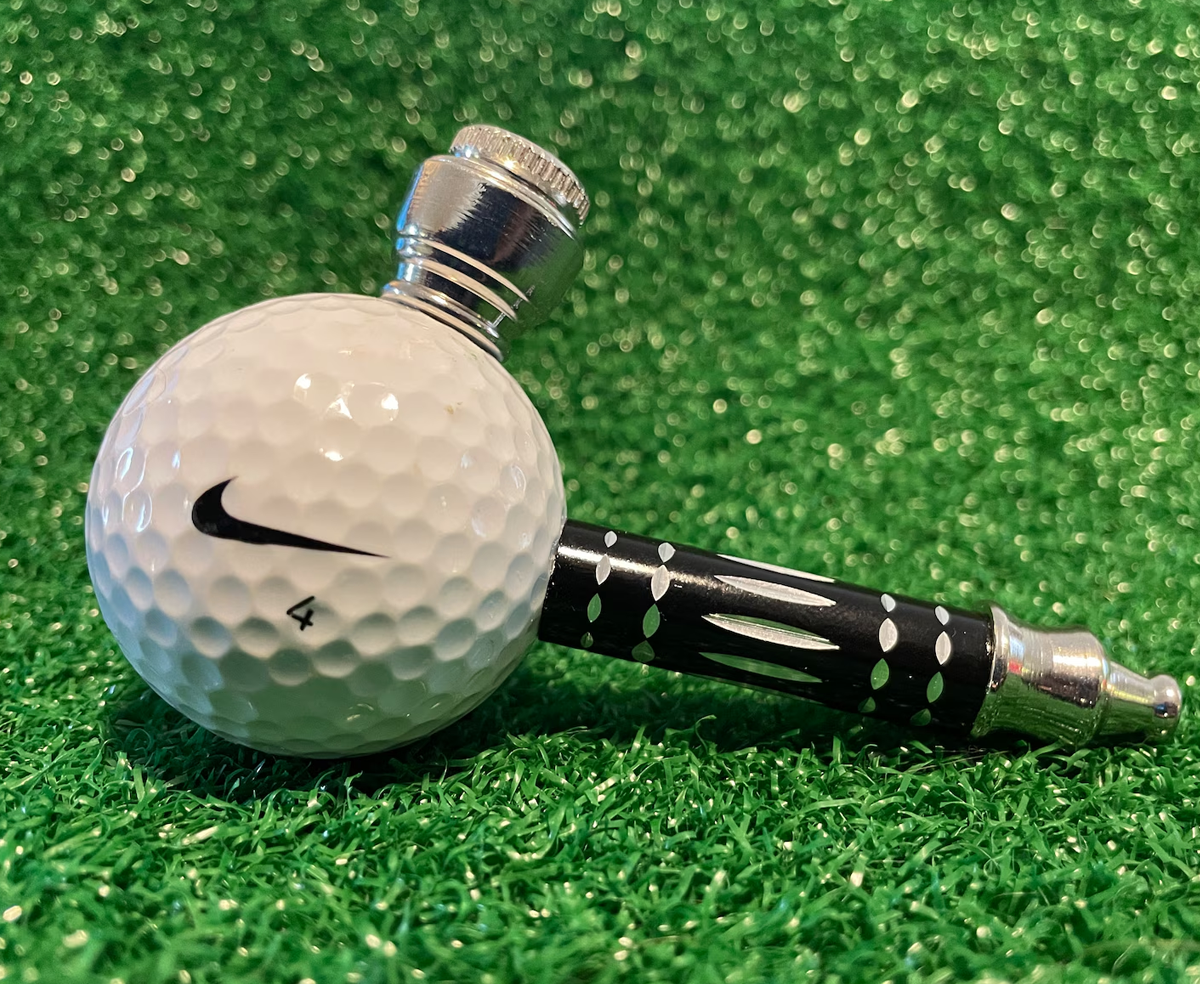 Greens on Greens The Golf Ball Pipe That’s Perfect for the 19th Hole