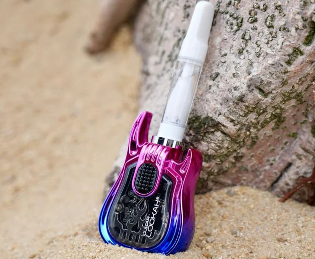 Rock Out While You Rip The Lookah Guitar Cart Battery That Shreds Clouds