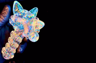 Super Heady Crushed Opal Pipe Sparkle Sessions with HLGlass