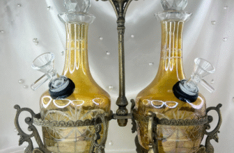 Sylvia Iridescent Smoke Set by Wasted Water Pipes Brings Vintage Elegance to Every Sesh