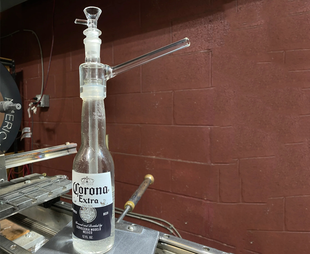 Turn Any Beer Bottle into a Bong with the Bottle Rocket by Fluid Glass