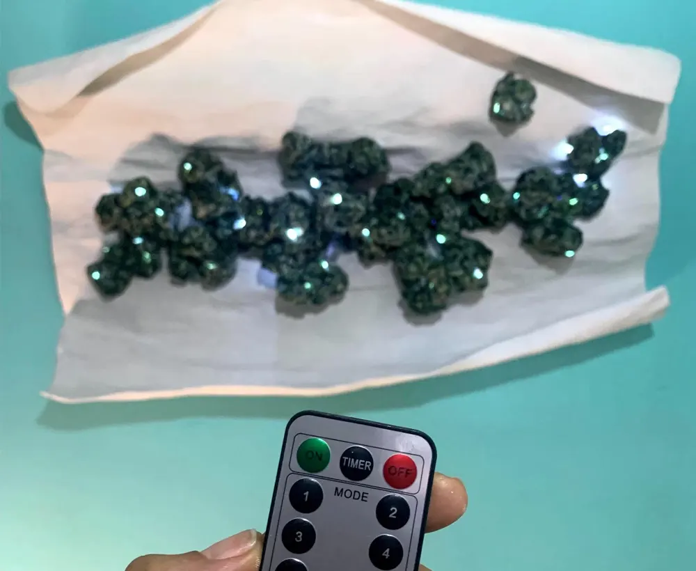 Light Up Your Wall with the Glowing Joint Roll Sculpture by SweetChibaBaby