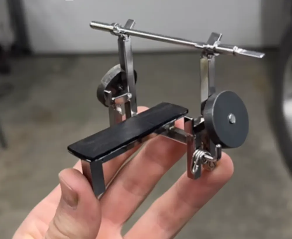 Mini Bench Press Dabber Rest Reps for Your Rips