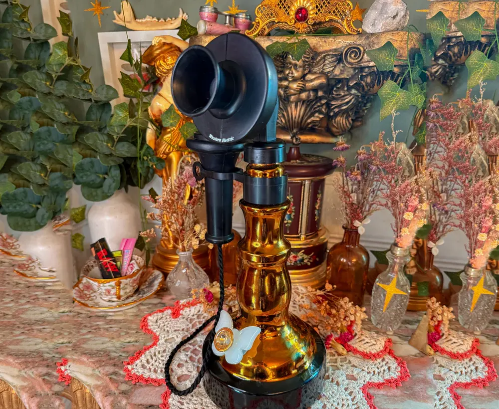 Vintage Telephone Bong The Call You Actually Want to Answer