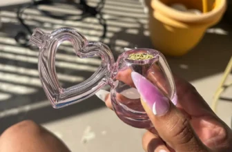 Love Handle Glass Pipe by MJ Arsenal The cutest little grip for your next rip