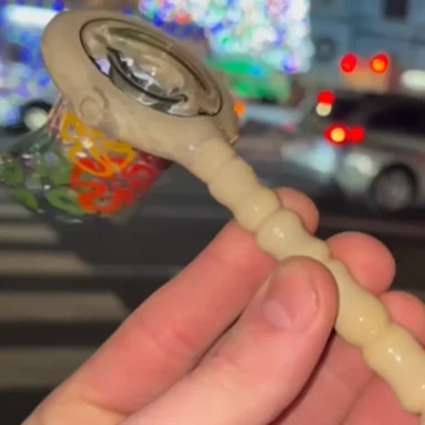 Catch Clouds Bikini Bottom Style with This SpongeBob Jellyfish Net Glass Pipe